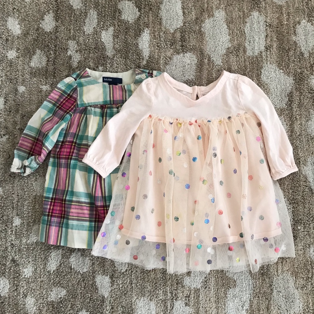 Set of two baby girl gap dresses